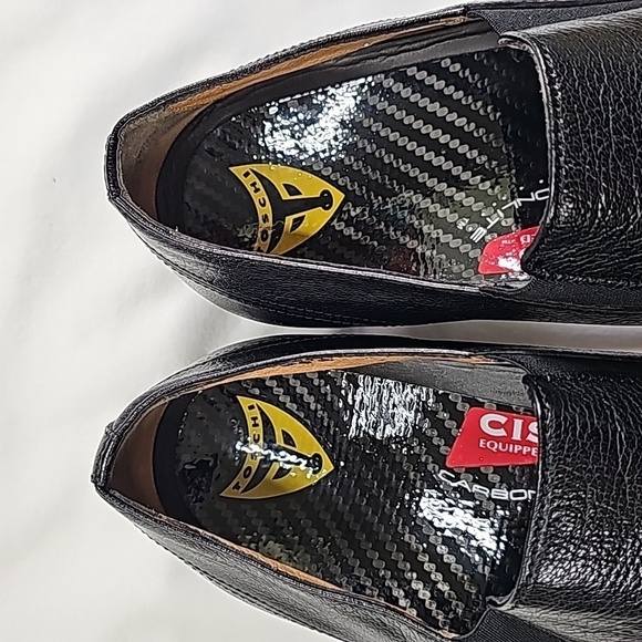 Toschi Mario leather loafer in black with CIS Carbonlite foot bed. - Picture 3 of 9